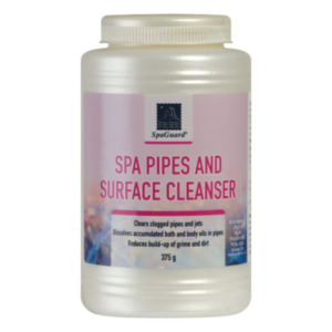 Image of a Tub of 375 Gram SpaGuard® Spa Pipes And Surface Cleaner