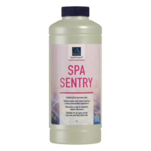 Image of a Bottle of Bioguard Spa Sentry